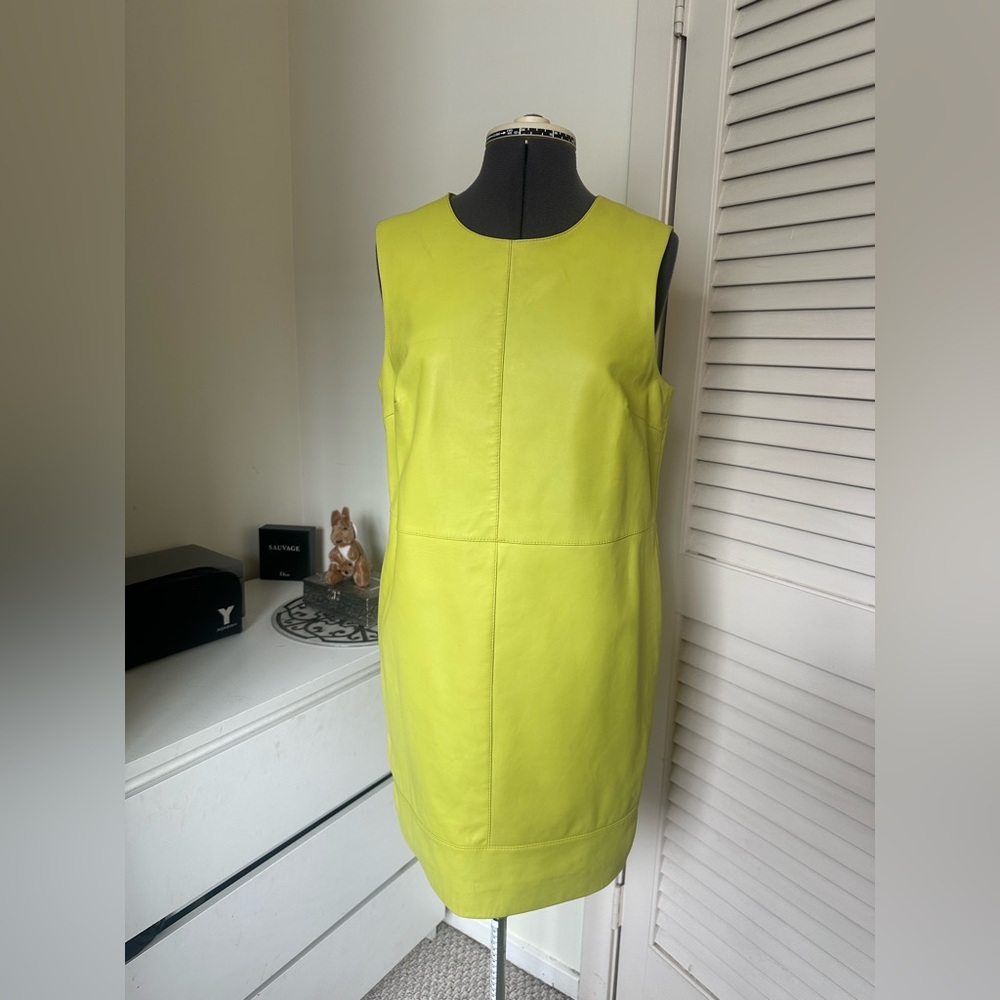Wal­ter Bak­er Leather Mi­ni Dress